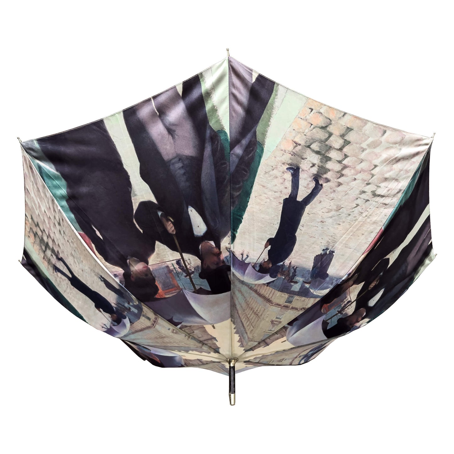 Storm King Art Umbrella Light Featuring Caillebotte “Paris Rainy Day”