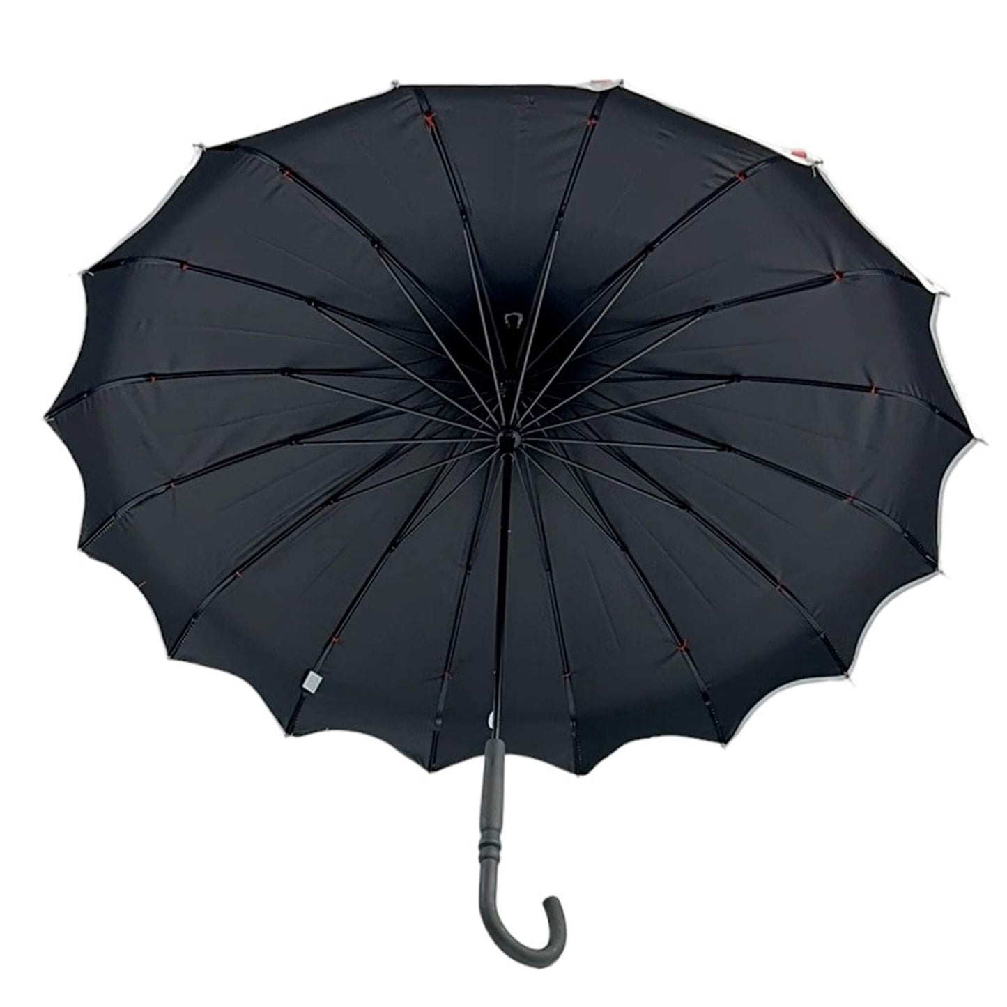 Polka Dot Pagoda Umbrella in Red