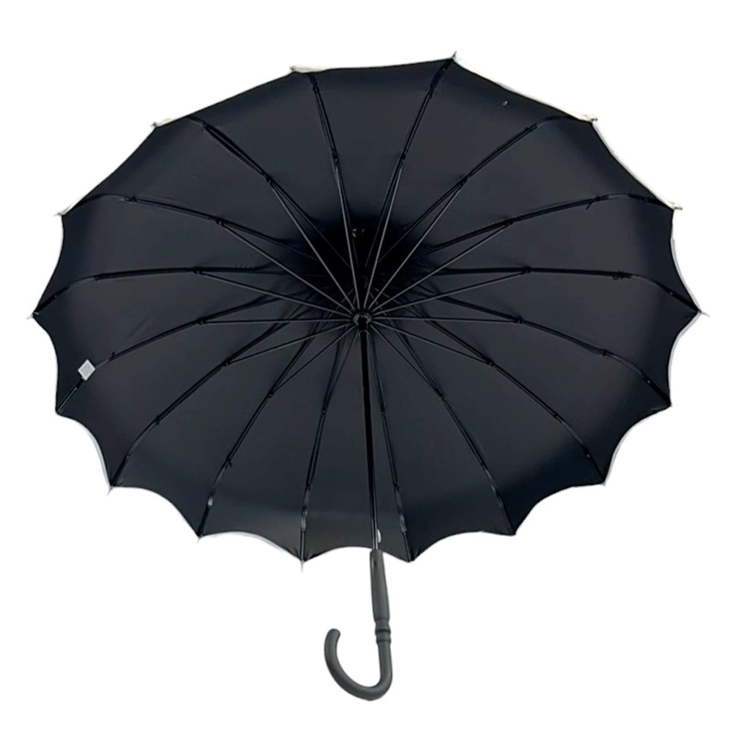 Polka Dot Pagoda Umbrella in Yellow