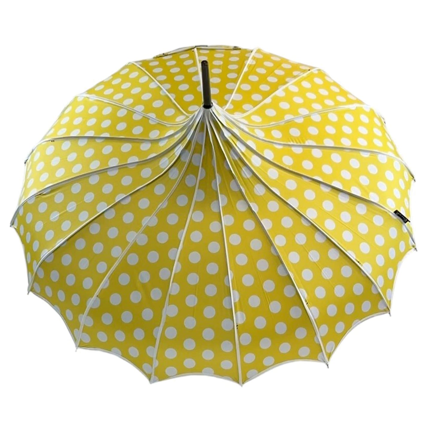 Polka Dot Pagoda Umbrella Light in Yellow