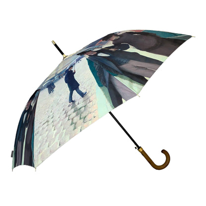 Storm King Art Umbrella Featuring Caillebotte Paris Rainy Day Design