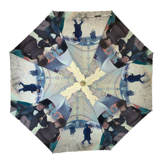 Storm King Art Umbrella Light Featuring Caillebotte “Paris Rainy Day”