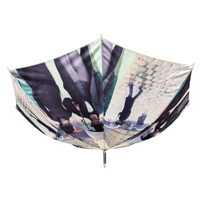 Storm King Art Umbrella Light Featuring Caillebotte “Paris Rainy Day”