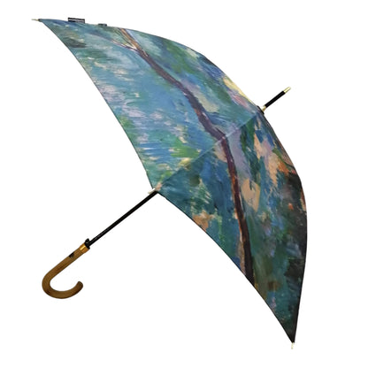 Storm King Art Umbrella Featuring Cezanne "The Brook" Design