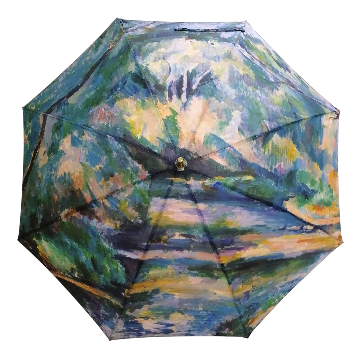 Storm King Art Umbrella Light Featuring Cezanne "The Brook"