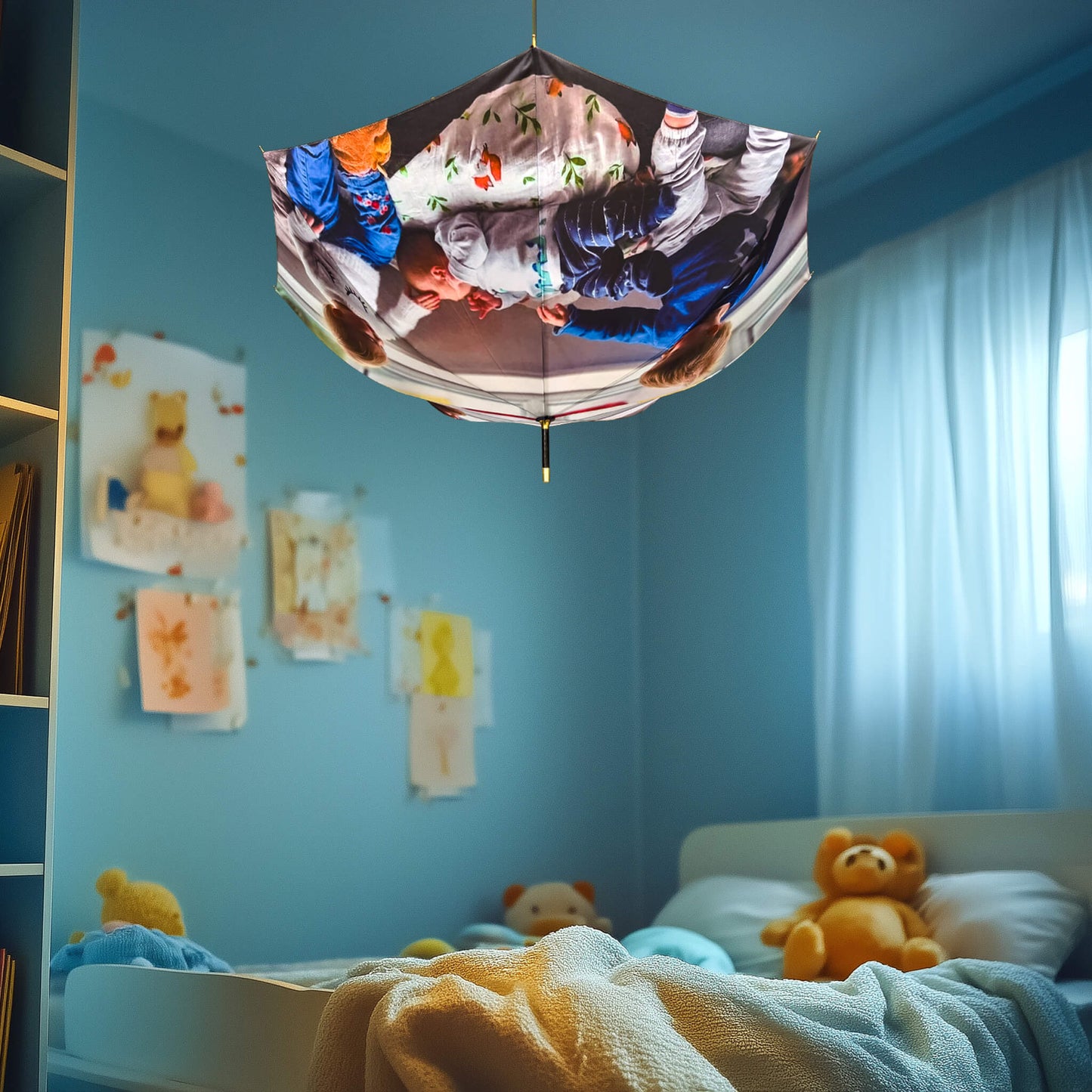 Custom Hanging Umbrella Light