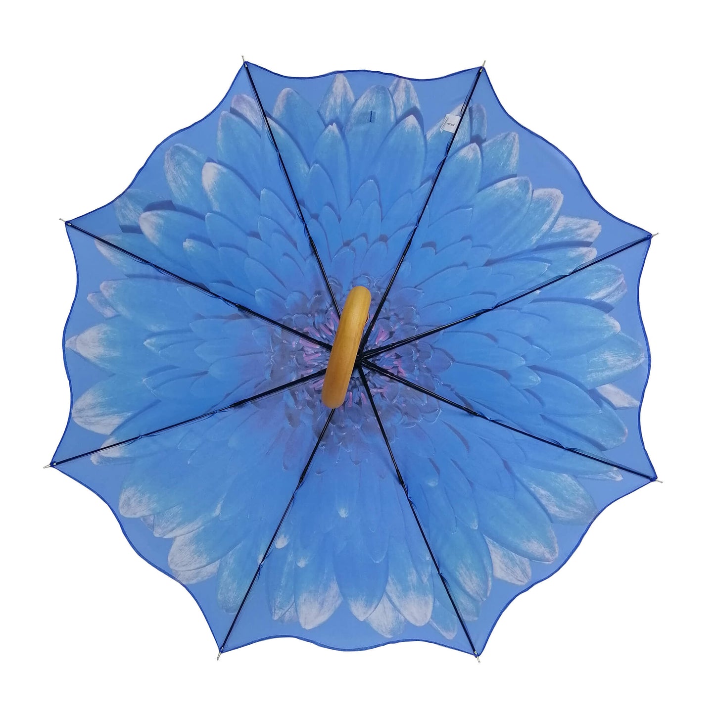 Storm King Floral Umbrella Featuring Blue Daisy Design