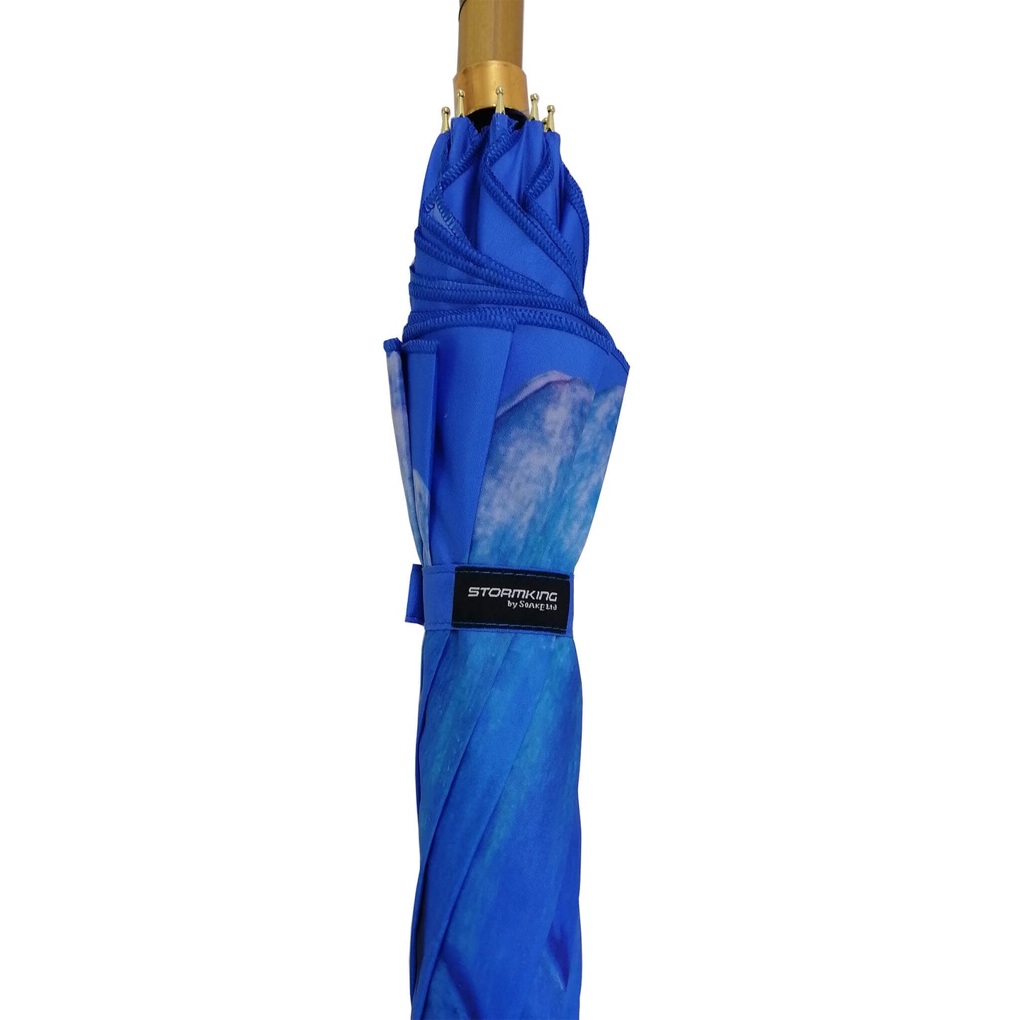 Storm King Floral Umbrella Featuring Blue Daisy Design