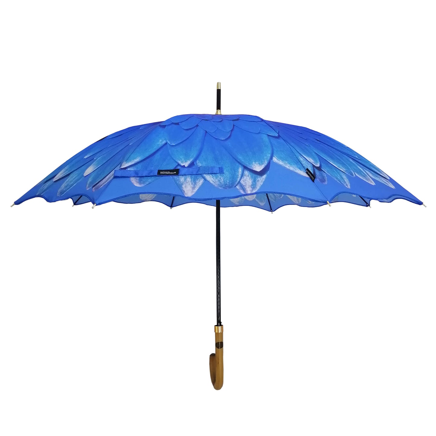 Storm King Floral Umbrella Featuring Blue Daisy Design