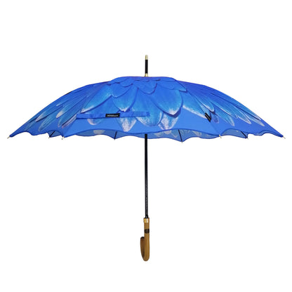 Storm King Floral Umbrella Featuring Blue Daisy Design