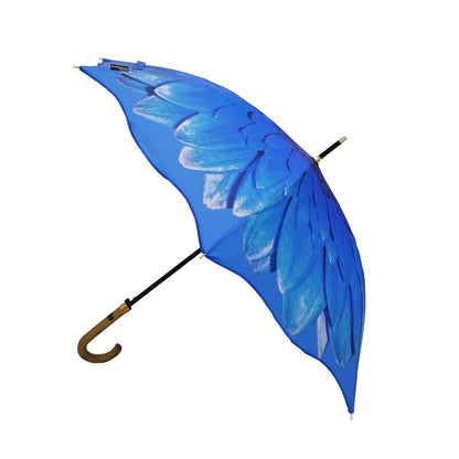 Storm King Floral Umbrella Featuring Blue Daisy Design