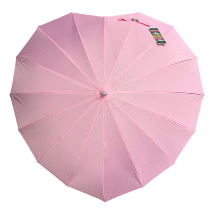 Heart Shaped Umbrella in Pink