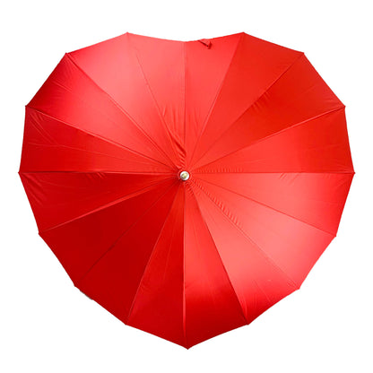 Heart Shaped Umbrella in Red