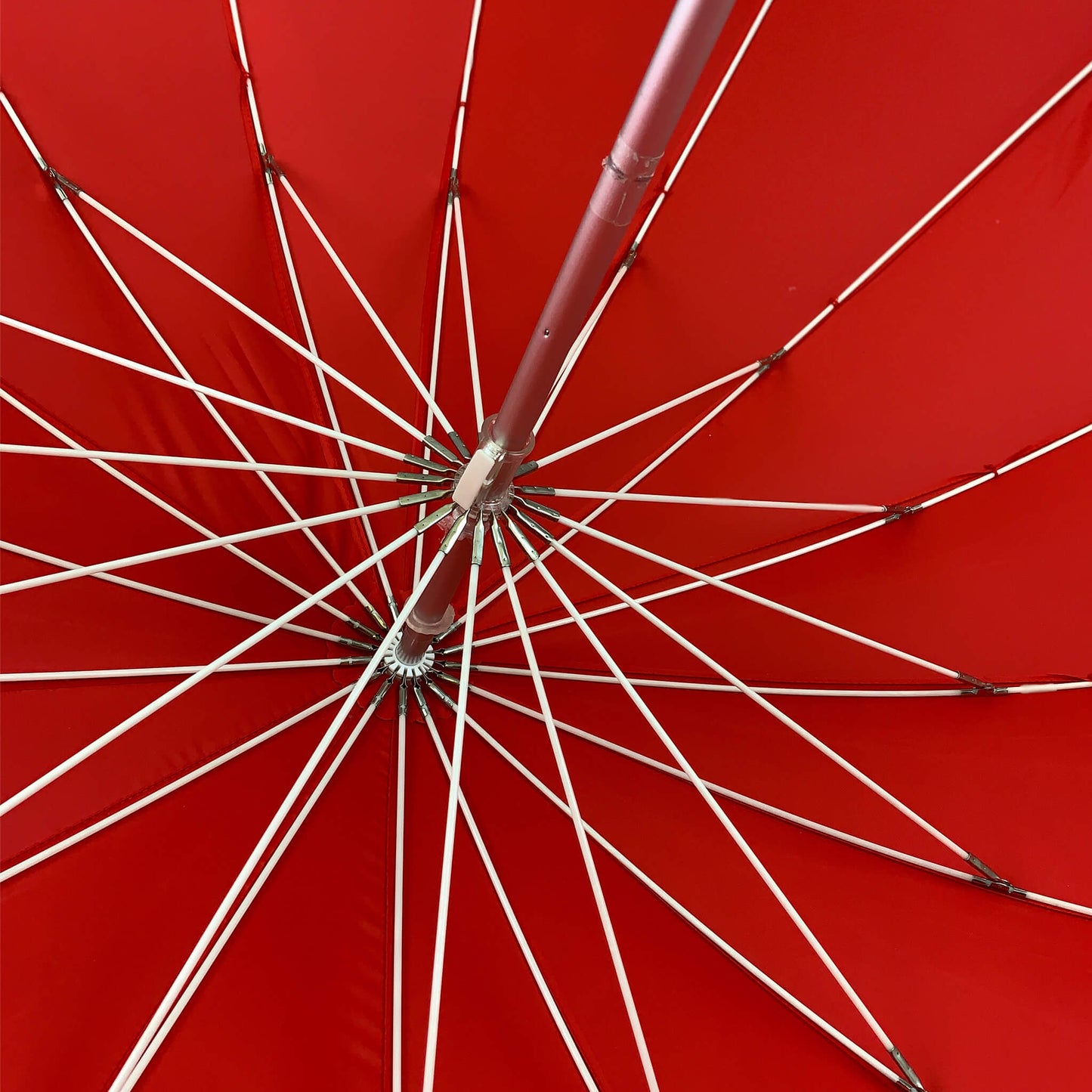 Heart Shaped Umbrella in Red