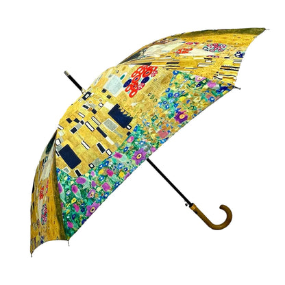 Storm King Art Umbrella Featuring Klimt "The Kiss" Design