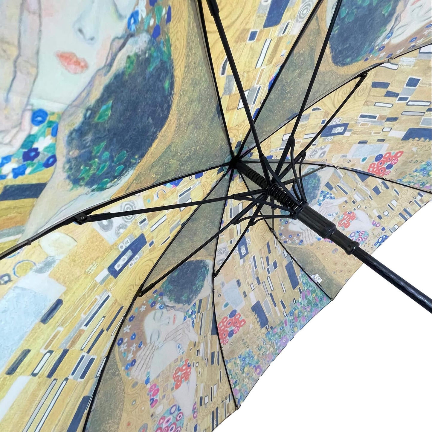 Storm King Art Umbrella Featuring Klimt "The Kiss" Design