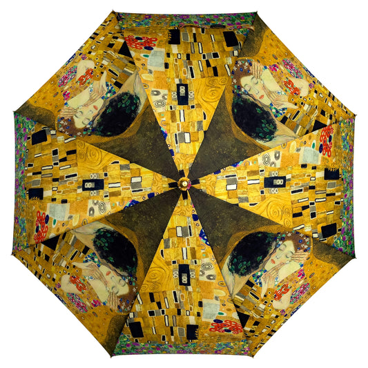 Storm King Art Umbrella Light Featuring Klimt "The Kiss"