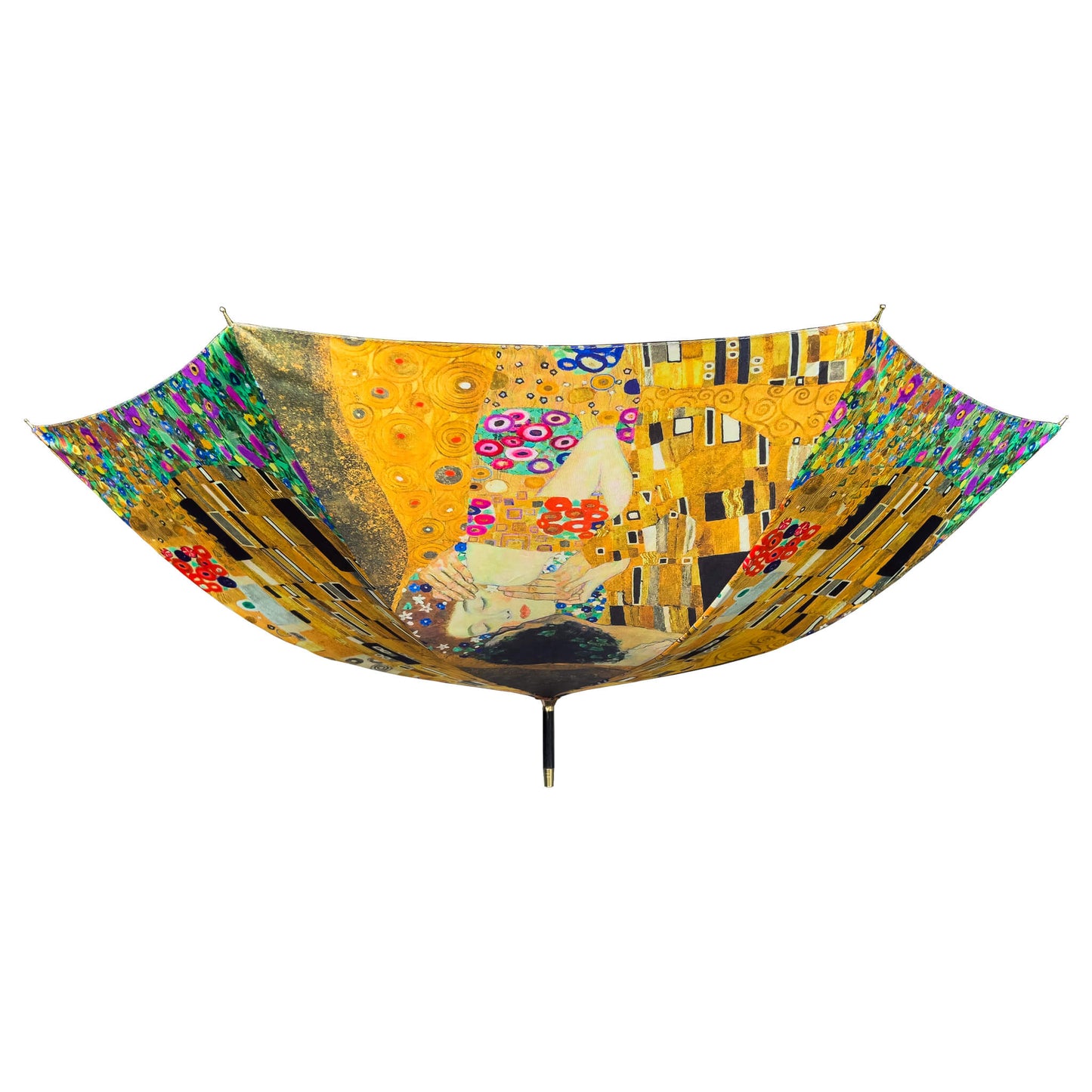 Storm King Art Umbrella Light Featuring Klimt "The Kiss"