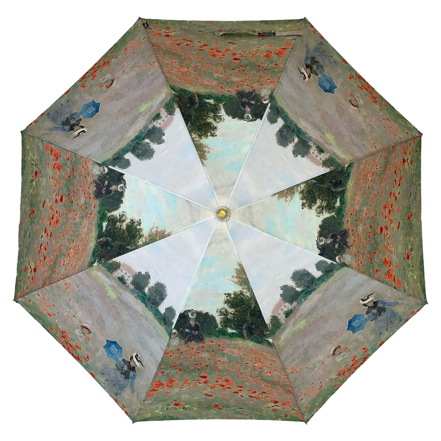 Storm King Art Umbrella Featuring Monet "Poppyfield" Design