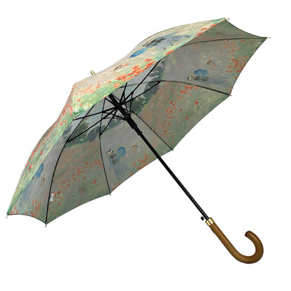Storm King Art Umbrella Featuring Monet "Poppyfield" Design