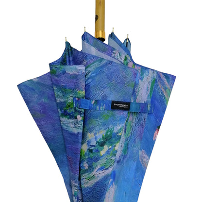 Storm King Art Umbrella Featuring Monet "Water Lilies" Design