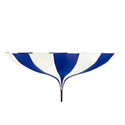 Pagoda Umbrella Light in Blue and Cream