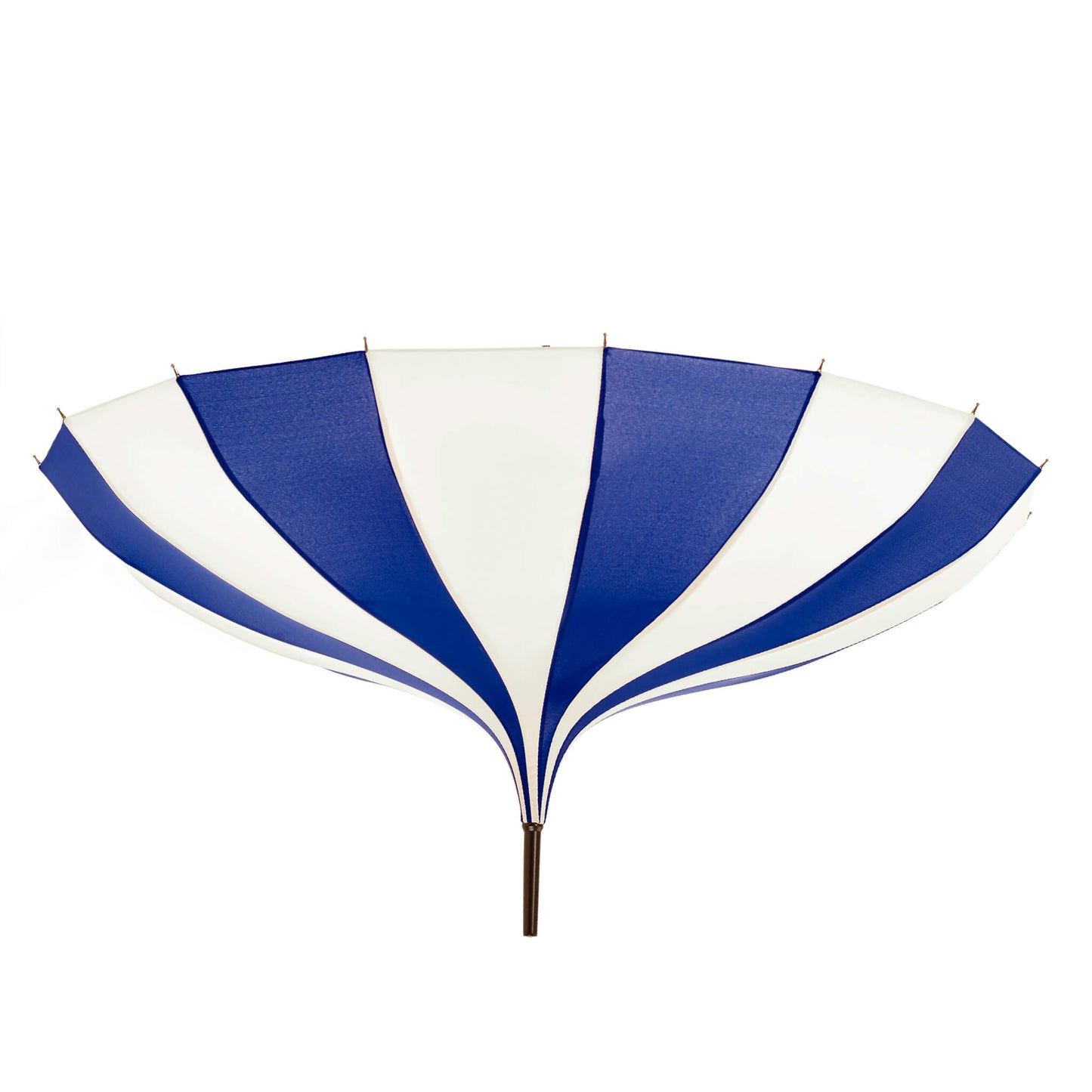 Pagoda Umbrella Light in Blue and Cream