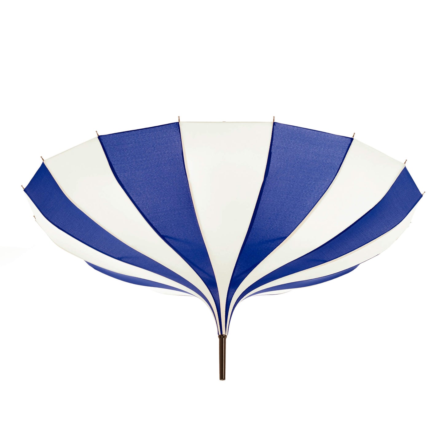 Pagoda Umbrella Light in Blue and Cream