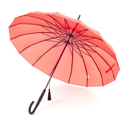 Pagoda Umbrella in Coral