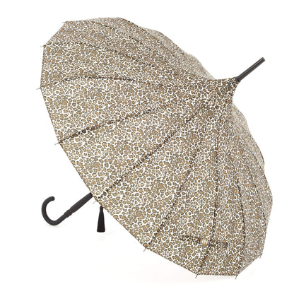 Pagoda Umbrella in Leopard Print