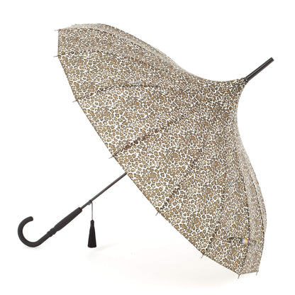 Pagoda Umbrella in Leopard Print