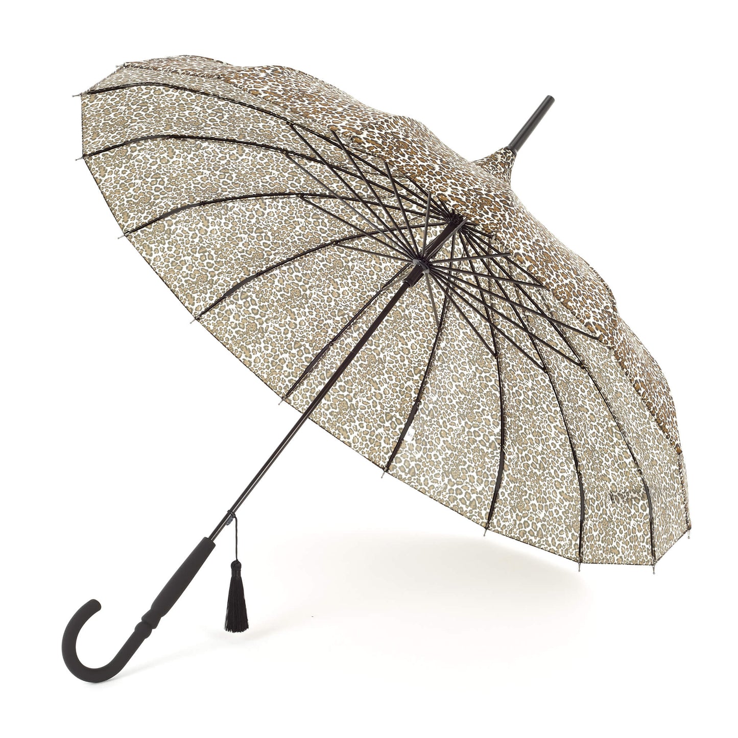 Pagoda Umbrella in Leopard Print