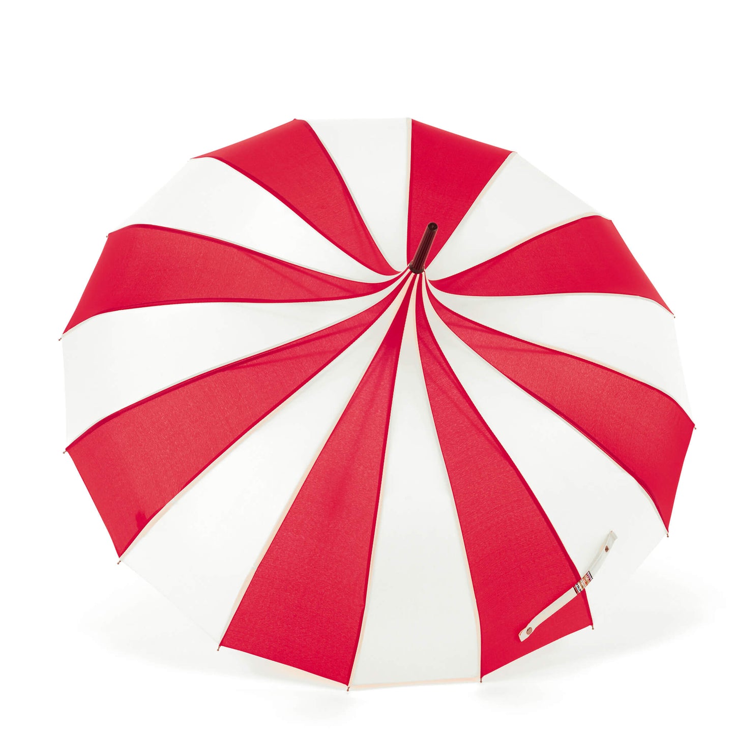 Pagoda Umbrella in Red and Cream