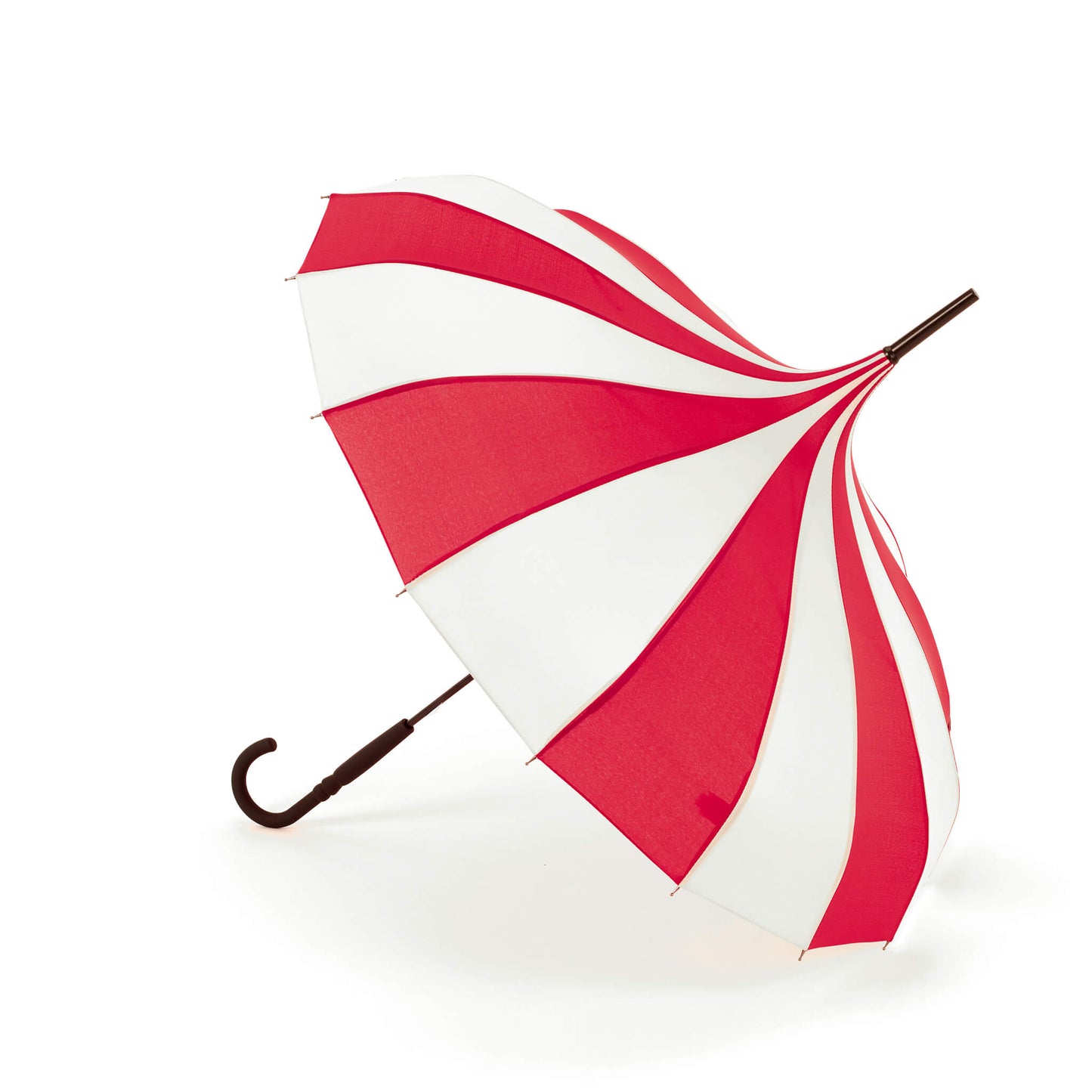 Pagoda Umbrella in Red and Cream