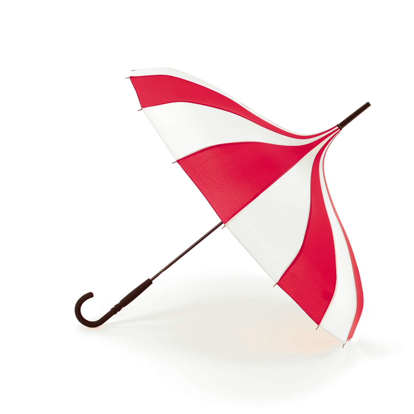Pagoda Umbrella in Red and Cream