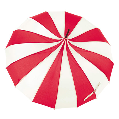 Pagoda Umbrella Light in Red and Cream