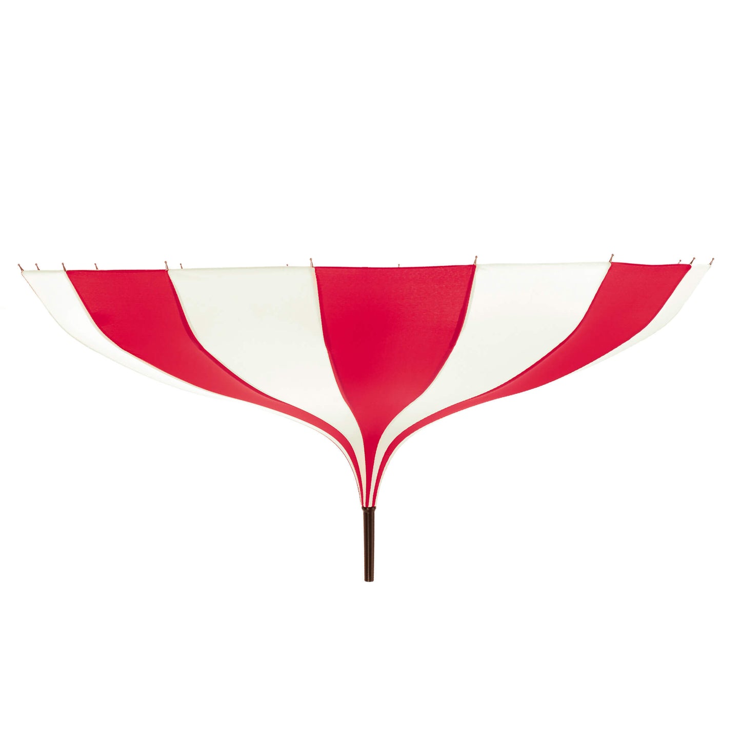 Pagoda Umbrella Light in Red and Cream