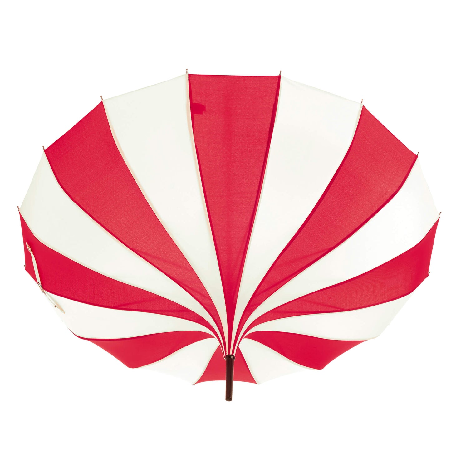 Pagoda Umbrella Light in Red and Cream