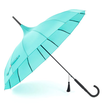 Pagoda Umbrella in Teal