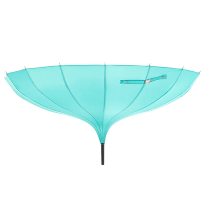 Pagoda Umbrella Light in Teal