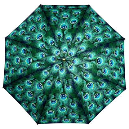 Umbrella Wall Light Green Peacock