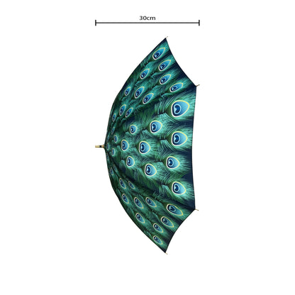 Umbrella Wall Light Green Peacock