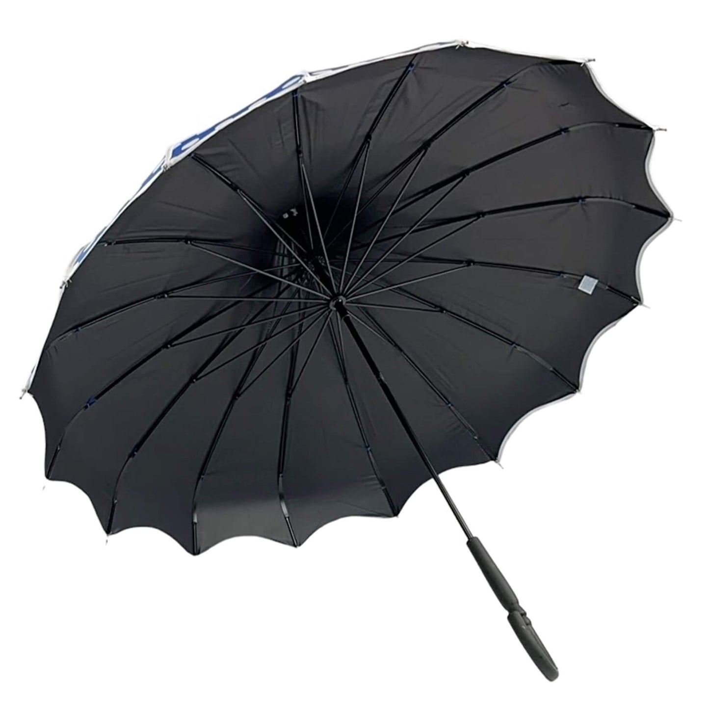 Polka Dot Pagoda Umbrella in Blue