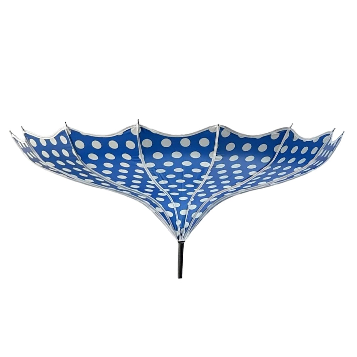 Polka Dot Pagoda Umbrella Light in Blue