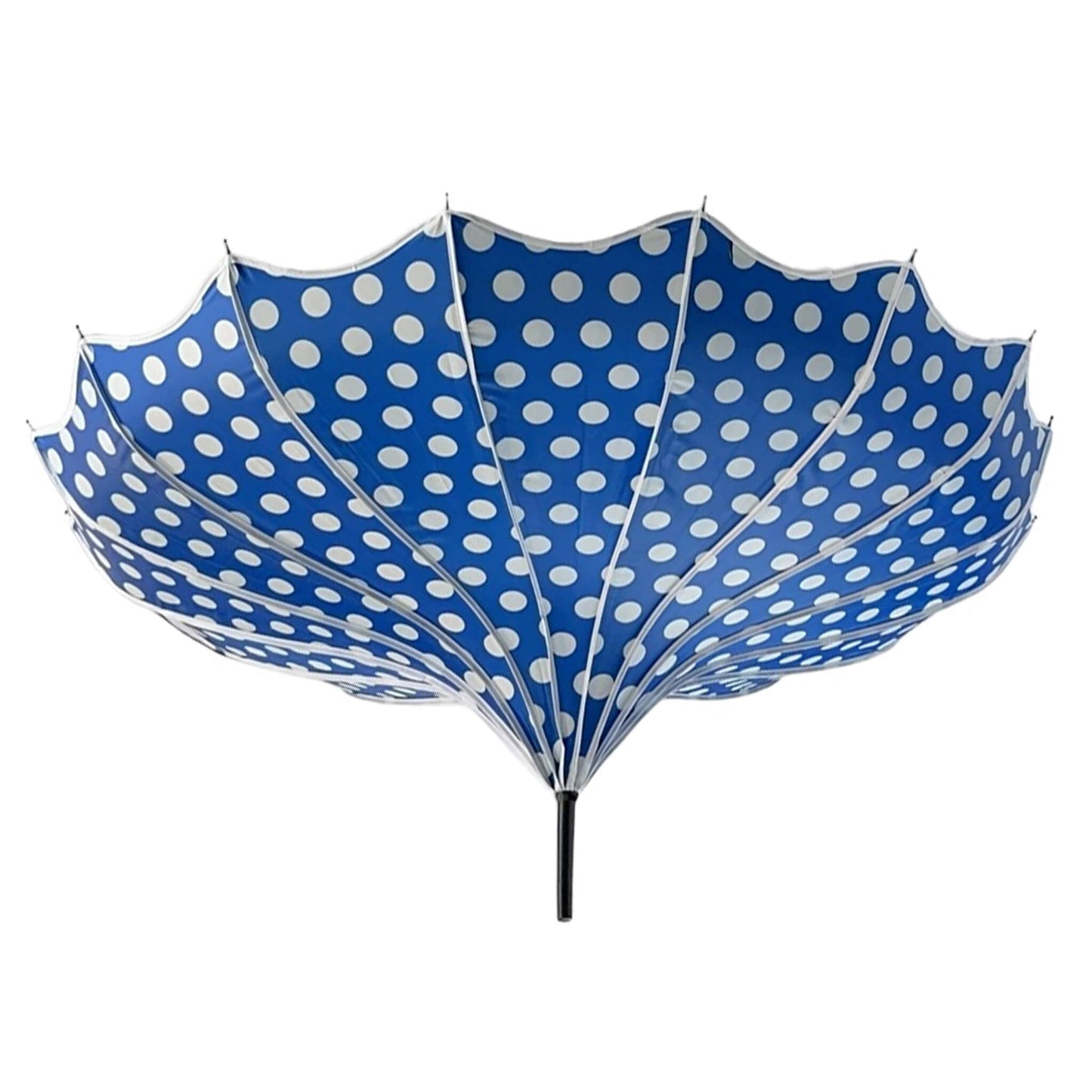Polka Dot Pagoda Umbrella Light in Blue