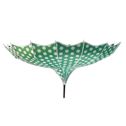 Polka Dot Pagoda Umbrella Light in Green