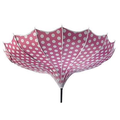 Polka Dot Pagoda Umbrella Light in Pink