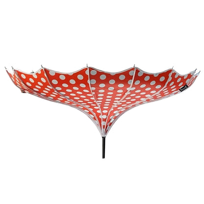 Polka Dot Pagoda Umbrella Light in Red