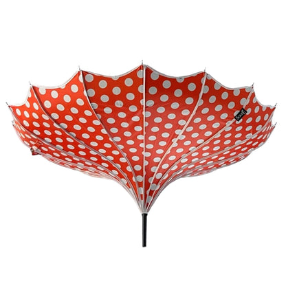 Polka Dot Pagoda Umbrella Light in Red