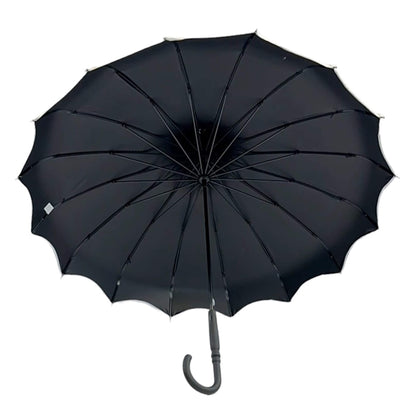 Polka Dot Pagoda Umbrella in Yellow